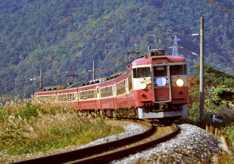 北陸本線　鳩原ループ