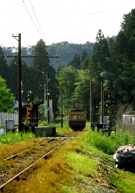 蒲原鉄道　駒岡駅