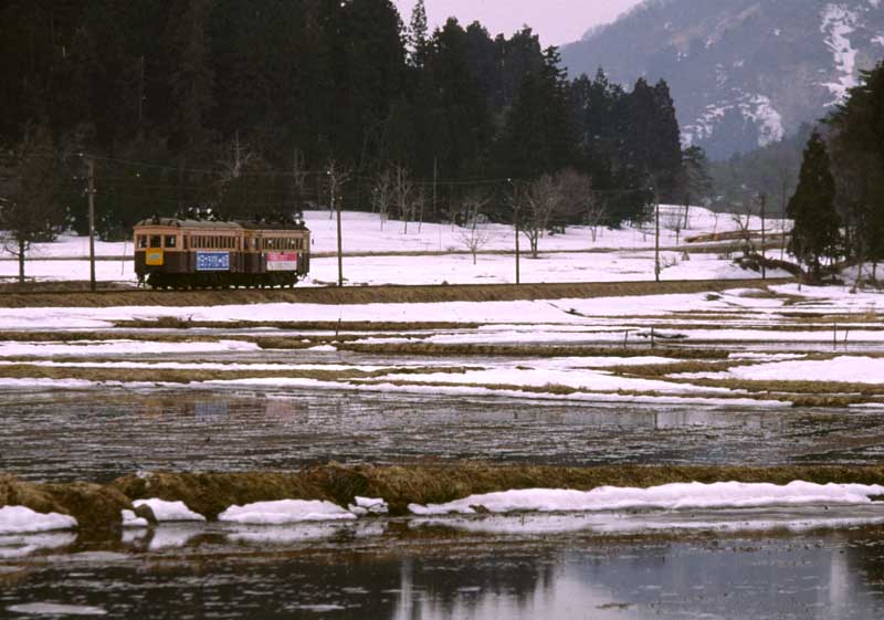 蒲原鉄道　さようなら運転　加茂～村松間廃止　モハ11　モハ12　高松～大蒲原