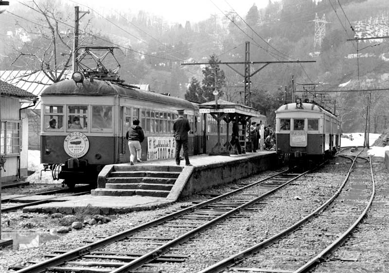 蒲原鉄道　さようなら運転　加茂～村松間廃止　モハ81　モハ11