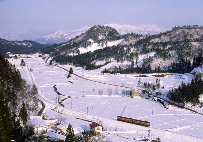 蒲原鉄道　モハ41＋モハ31　土倉～高松