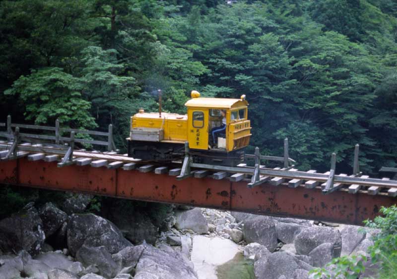 安房森林軌道　屋久島　ナローゲージ